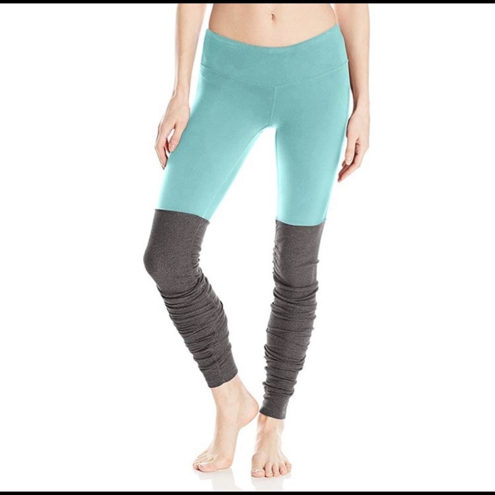 Also Yoga Sky Blue Grey Goddess Legging Size XXS